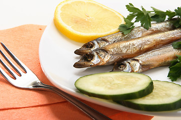 Image showing Smoked fishes