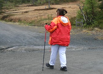 Image showing Obese woman