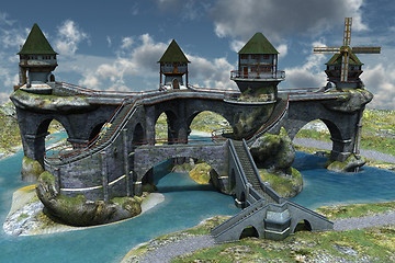 Image showing Fantasy castle