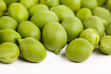 Image showing Peas isolated on White