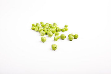 Image showing Peas isolated on White