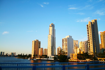 Image showing Surfers Paradise Skyline Gold Coast Australia