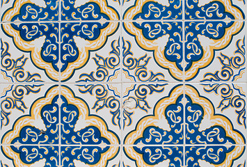 Image showing Portuguese glazed tiles 219