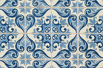 Image showing Portuguese glazed tiles 223