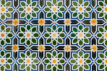 Image showing Portuguese glazed tiles 227