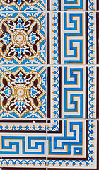 Image showing Portuguese glazed tiles 216