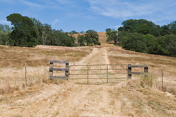 Image showing Road & gate