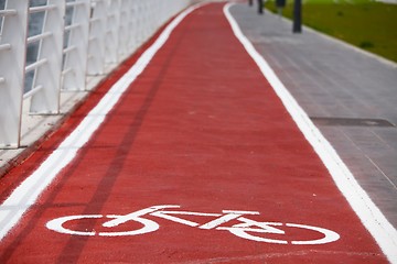 Image showing Bicycle road