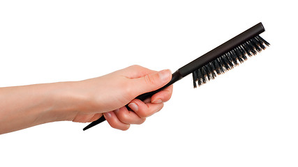 Image showing Hairbrush with bristle