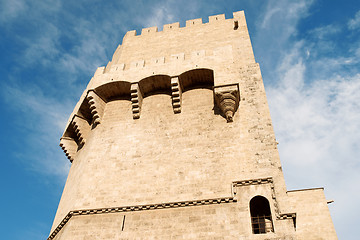 Image showing Torres de Serranos, Valencia