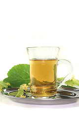 Image showing Linden flower tea