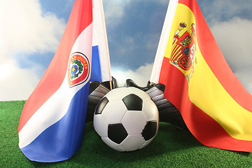 Image showing 2010 World Cup, Paraguay and Spain