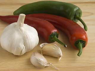 Image showing ChiIli and garlic III