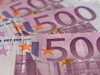 Image showing Euro note