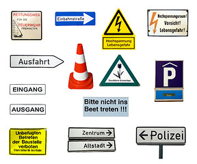 Image showing German signs