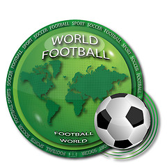 Image showing World football