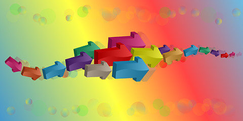 Image showing Arrows color