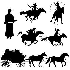 Image showing cowboys