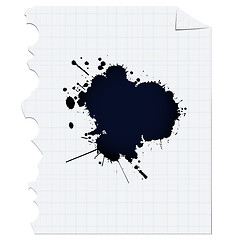 Image showing  ink spot