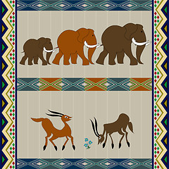 Image showing African background design