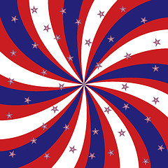 Image showing Stars and stripes