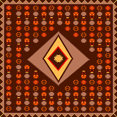 Image showing African carpet