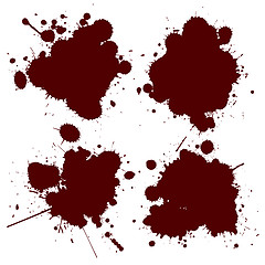 Image showing Blood splat