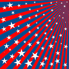 Image showing stars and stripes