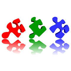 Image showing Puzzle pieces 