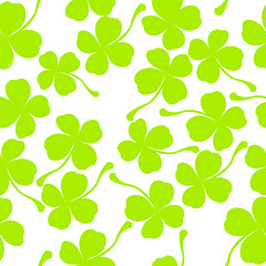Image showing  clover leaves