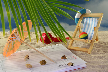 Image showing Vacation planning