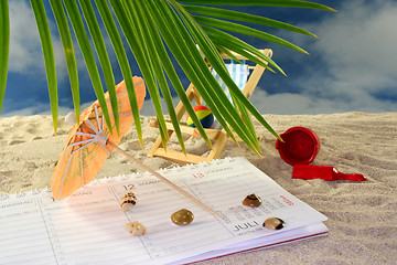 Image showing Vacation planning
