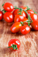 Image showing tomatoes bunch