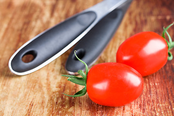 Image showing two fresh tomatoes