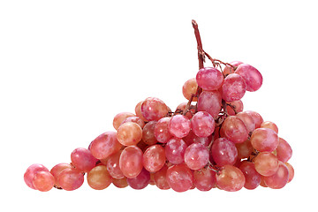 Image showing Single bunch of pink grape