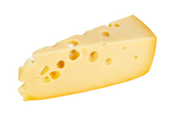 Image showing Sector part of yellow cheese