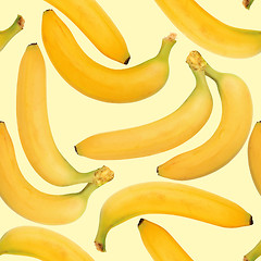 Image showing Background of yellow bananas