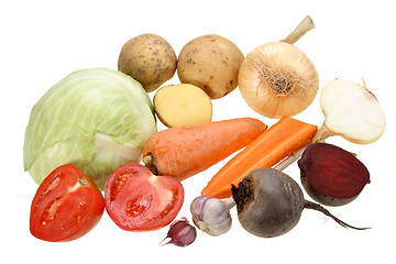 Image showing Group of vegetables