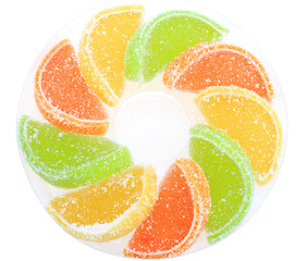 Image showing Group of sweets as citrus fruits