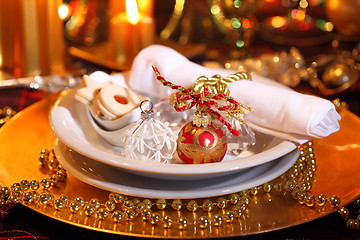 Image showing Luxury place setting