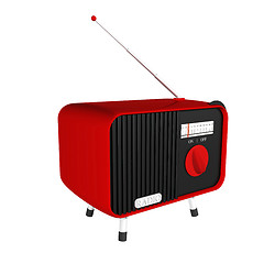 Image showing Retro radio