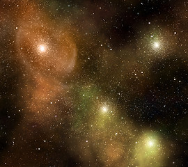 Image showing starry background of deep outer space