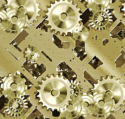 Image showing cogs and clockwork machinery