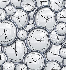 Image showing clocks and time background