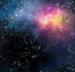 Image showing starry background of deep outer space