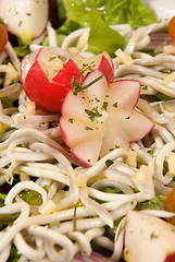 Image showing Elver salad