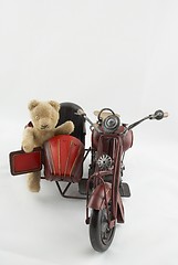 Image showing Teddy biker