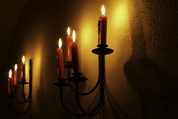 Image showing Candle sticks