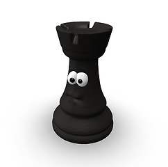 Image showing black rook