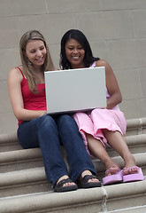 Image showing Laptop Girls